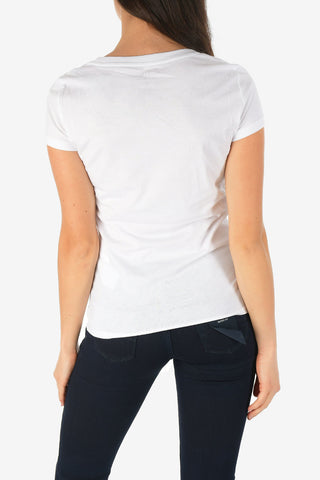 ARMANI EXCHANGE Sequined embroidery t-shirt