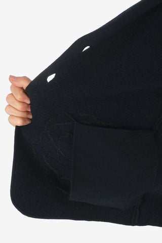 ARMANI JEANS 3 Wool Botton Blazer with Embroidery