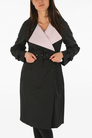 ARMANI EXCHANGE Double Breasted Trench with Belt