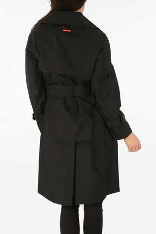 ARMANI EXCHANGE Double Breasted Trench with Belt