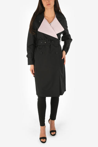 ARMANI EXCHANGE Double Breasted Trench with Belt