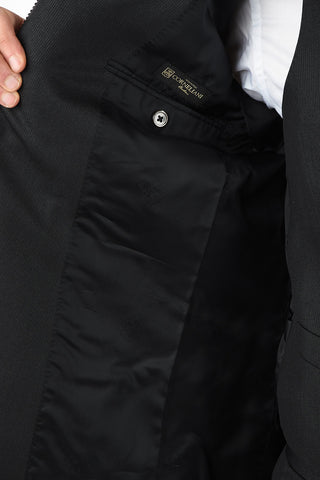 abito tre pezzi con gilet CERIMONIA LEADER con strass