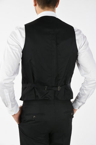 abito tre pezzi con gilet CERIMONIA LEADER con strass