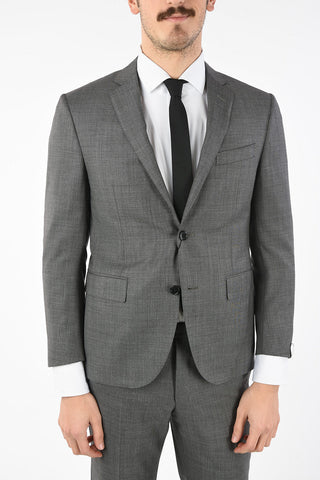 virgin wool drop 7 short 2-button suit
