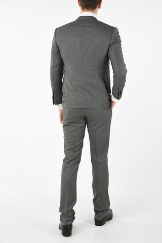 virgin wool drop 7 short 2-button suit