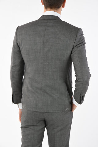 virgin wool drop 7 short 2-button suit