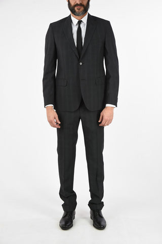 CC COLLECTION RIGHT plaid virgin wool suit