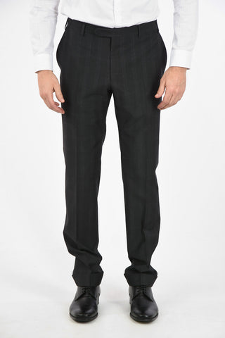 CC COLLECTION RIGHT plaid virgin wool suit