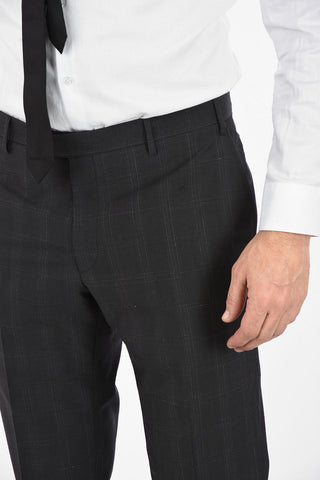 CC COLLECTION RIGHT plaid virgin wool suit