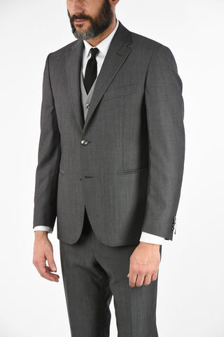 CC COLLECTION CERIMONIA RIGHT virgin wool 3 piece waistcoat suit