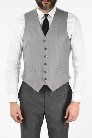 CC COLLECTION CERIMONIA RIGHT virgin wool 3 piece waistcoat suit