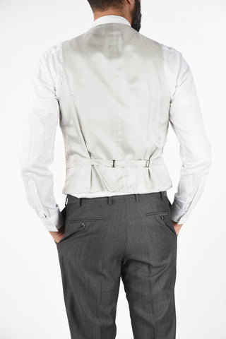 CC COLLECTION CERIMONIA RIGHT virgin wool 3 piece waistcoat suit