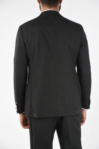 CC COLLECTION RIGHT pinstriped virgin wool suit