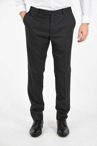 CC COLLECTION RIGHT pinstriped virgin wool suit