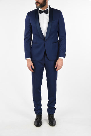 CC COLLECTION CERIMONIA RESET pinstriped virgin wool Tuxedo