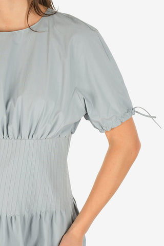 Mini Vestito a Trapezio Manica corta	  