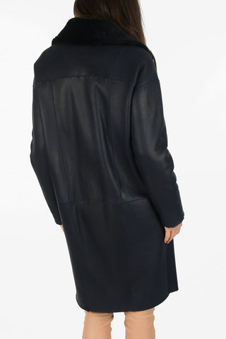 Reversible Real Fur Double Shearling Jacket