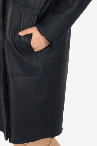 Reversible Real Fur Double Shearling Jacket