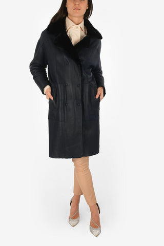 Reversible Real Fur Double Shearling Jacket