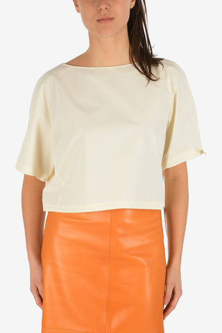 Back Closure Crop Top