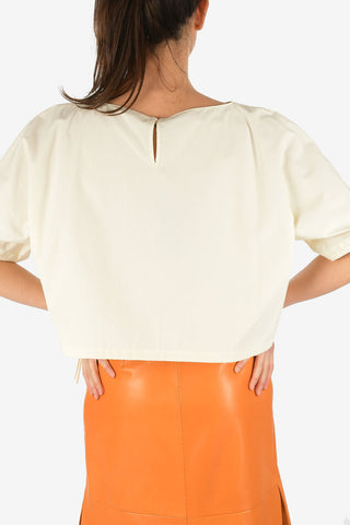 Back Closure Crop Top