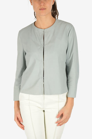 Leather 3/4 Sleeve Jacket