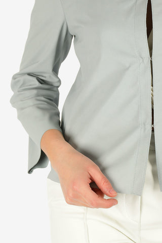 Leather 3/4 Sleeve Jacket