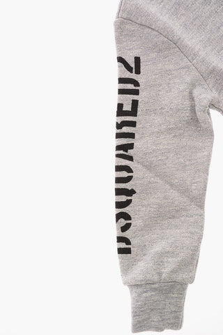 Felpa con Stampa Logo e Zip
