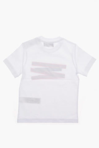 T-Shirt Girocollo con Stampa Logo