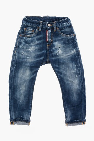 Stonewashed and Distressed Jeans
