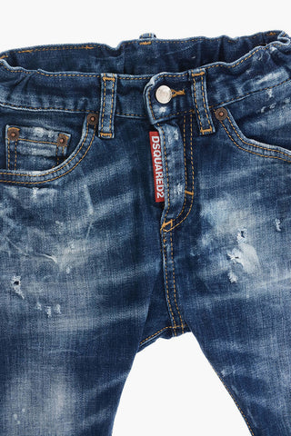 Stonewashed and Distressed Jeans