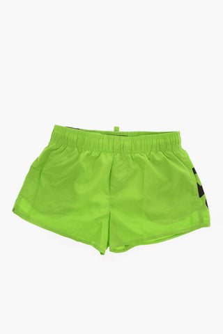 Logo Print Board Shorts Beachwear
