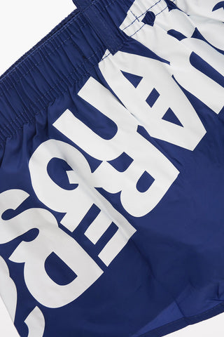 Logo Print Board Shorts Beachwear