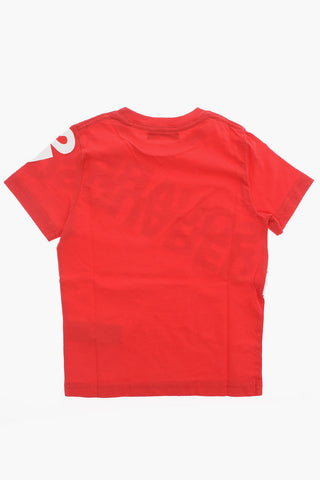 Logo Print RELAX Crewneck T-Shirt
