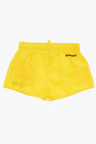 Logo Print Board Shorts Beachwear