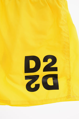 Logo Print Board Shorts Beachwear