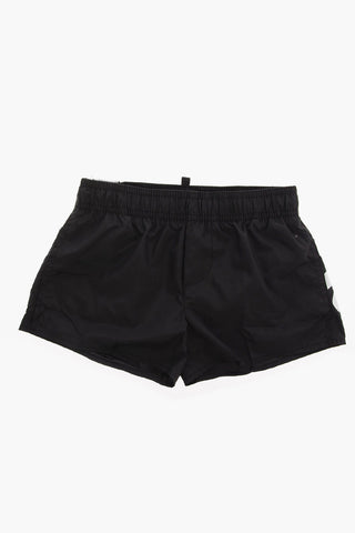 Logo Printed Board Shorts Beachwear