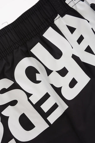 Logo Printed Board Shorts Beachwear