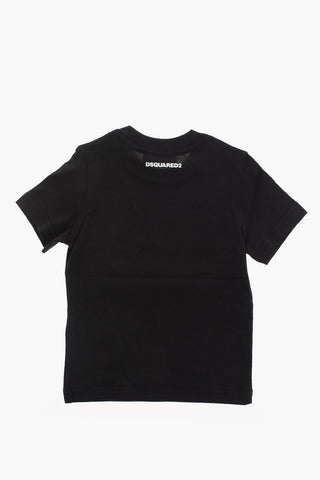 T-Shirt Girocollo con Stampa Logo