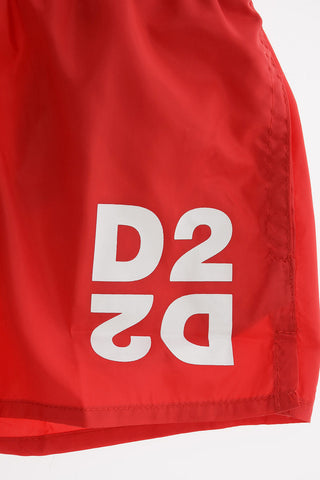 Logo Print Board Shorts Beachwear
