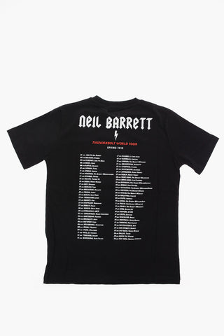T-Shirt TOUR PRINT Girocollo in Cotone