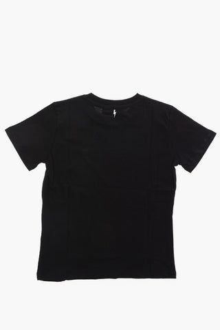 Cotton Crewneck CITY LIGHTS BOLT T-Shirt