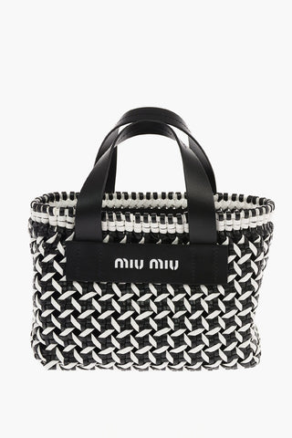 Two Tone Braided Leather with Removable Shoulder Strap