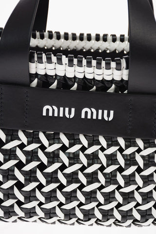 Two Tone Braided Leather with Removable Shoulder Strap
