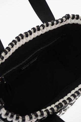 Two Tone Braided Leather with Removable Shoulder Strap