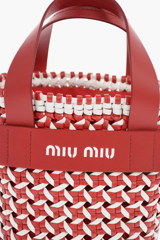 Braided Bucket Bag with Removable Shoulder Strap