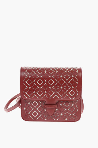 Studded Leather Mini Crossbody Bag