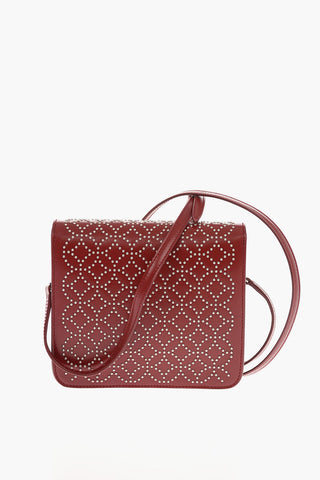 Studded Leather Mini Crossbody Bag