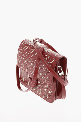 Studded Leather Mini Crossbody Bag