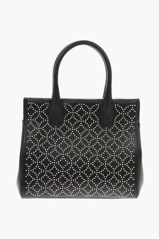Studded Leather Mini Shoulder Bag